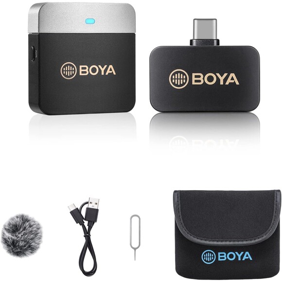 BOYA Wireless Lavalier Microphone for Android & iPhone 15 (1146) - Picture 1 of 8